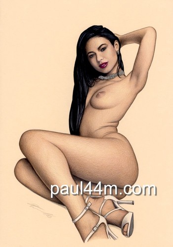 Nude art woman aktzeichnung - art,