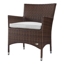 Gartenstuhl Stuhl Sessel Hochlehner Rattanstuhl Aluminium Rattan Polyrattan 