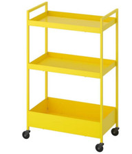 NISSAFORS Servierwagen Ikea Küchenwagen, gelb, 50.5x30x83 (Raskog Style)