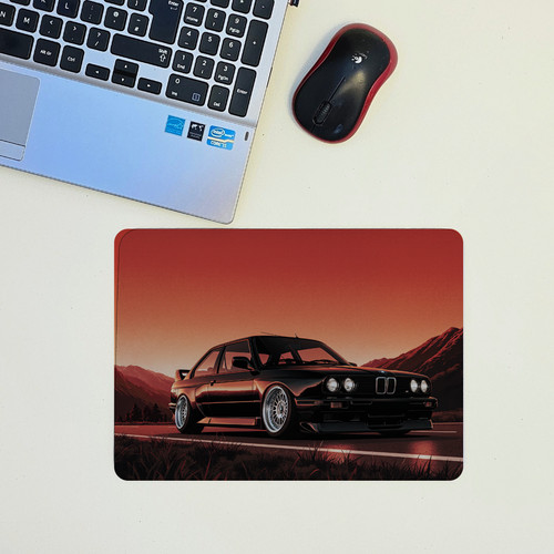 Bmw e30 auto mausmatte - auto,