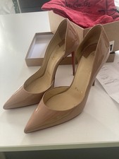 Christian Louboutin Pumps Iriza 37 Nude Patent Lackleder High Heels