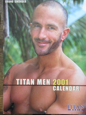 GAY VINTAGE - BILDBAND / KALENDER  "  TITAN MEN CALENDAR  2001 "