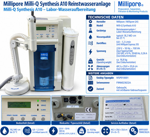 Millipore milli synthesis - millipore,