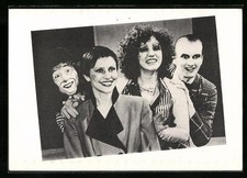 Musikgruppe Circolino Pico Bello mit fröhlichem Lächeln, Ansichtskarte 