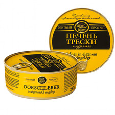 ⭐⭐⭐⭐⭐ 6 x Dorschleber in eigenem Öl eingelegt Dorsch Leber Fisch печень трески