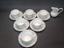 6 x Hutschenreuther Form Maria Theresia Mokkagedeck Espresso 