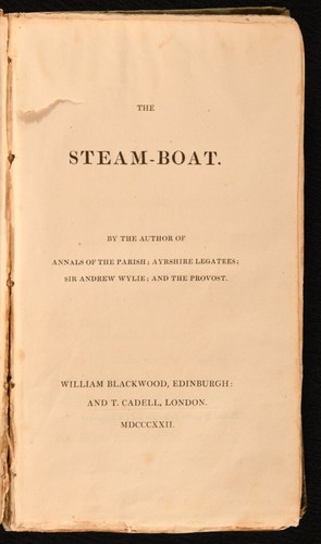 1822 the steam boat - the, galt