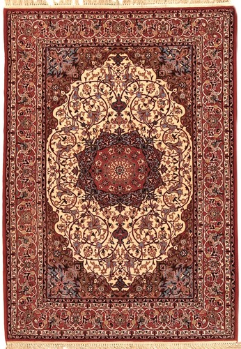 Isfahan teppich 162x115 weiß - isfahan,