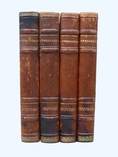 EMILE VERHAEREN Oeuvres 4 volumes 1923 - 1924 LEATHER Belgian symbolist poet