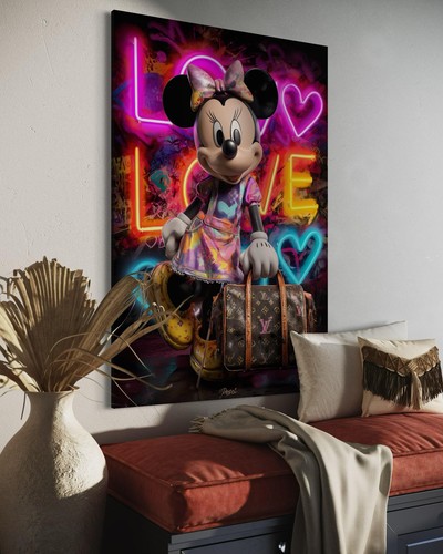 Minnie maus leinwand bild - maus,