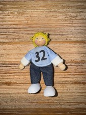 Selecta Puppenhaus Puppe Holzpuppe Holz Eric Figur Familie 32