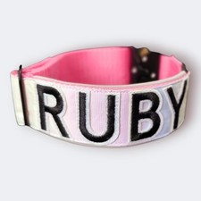 Hundehalsband mit Namen 4cm