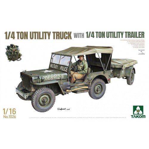 Takom 4 ton utility - 1:16, 1/4-ton