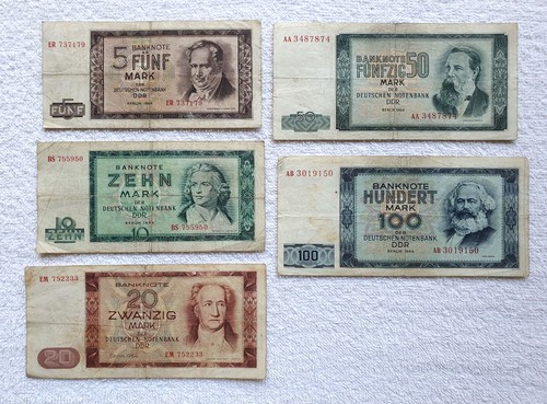 Ddr banknoten satz 1964 - ddr banknoten,
