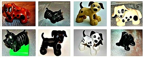 Lego duplo hund tiere - hund, figur