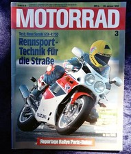 Das Motorrad 3/1990 Suzuki GSX-R 750, Honda Africa Twin,  Suzuki GSX 1100 Katana