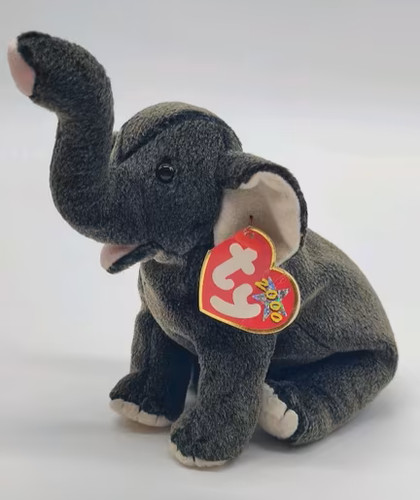 Beanie baby elefant trumpet - ty,
