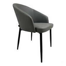 Armlehn Echtlederstuhl Sessel