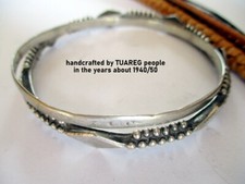 2 Sterling Silber Armreifen bracelet Tuareg Marokko Mali Touareg Fes