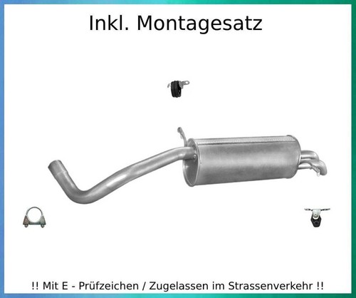 Endschalldämpfer für skoda - für,