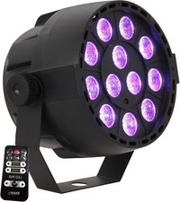 Ibiza - PAR-MINI-RGB3 - PAR-Scheinwerfer mit 12 RGB-LEDs mit je 3 W 3-IN-1