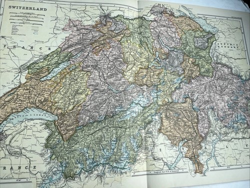 1900 karte der schweiz - 1900:,