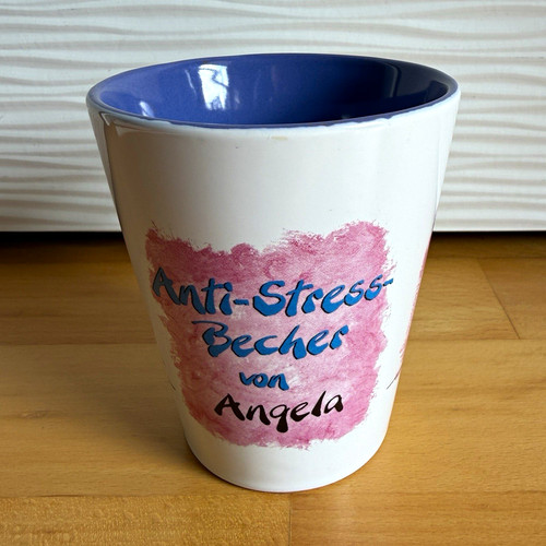Diddl tasse becher - tasse/becher, weiß/lila