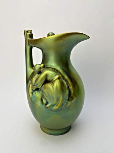 Zsolnay henkelvase mit zwei - zsolnay,