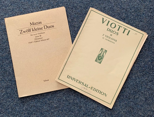 Viotti und mazas violin - viotti,