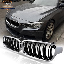 Chrome Black Dual Slats Front