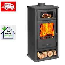 Kaminofen Holzofen mit Backfach BALKAN ENERGY Troy 7.8kW BimSchV2 EEK A+