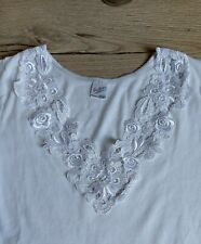 The Bakis --- Damen Unterhemd --- Halbarm mit Spitze --- Größe 36/38 --- NEU