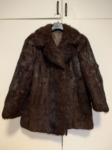 Echtpelzjacke nutria dunkel - nutria,