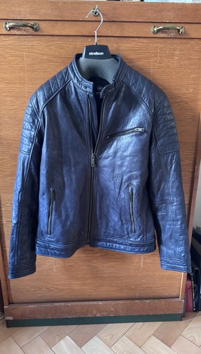 Lederjacke strellson blau - strellson, gr
