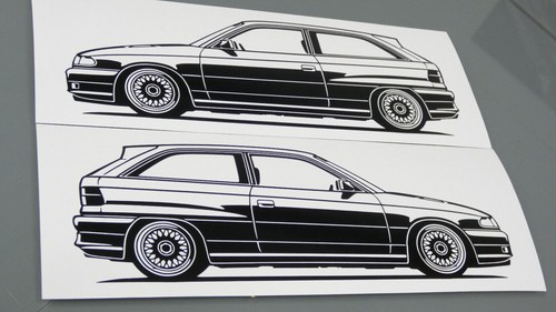 Opel astra gsi sticker - opel,