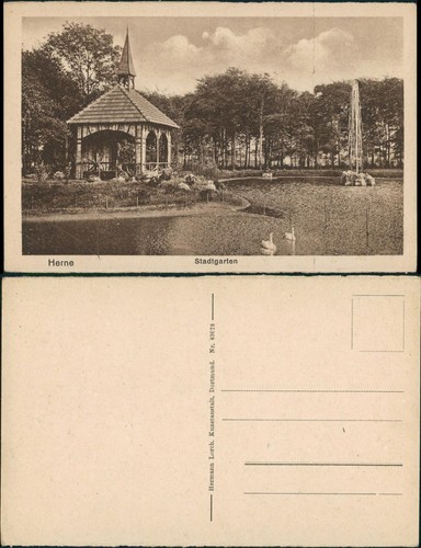Herne stadtpark stadtgarten - herne,