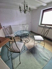 Runder Esszimmertisch aus Glas