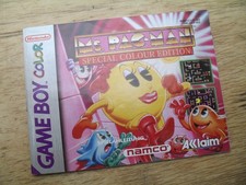 Ms. Pac Man - Spielanleitung Anleitung Gameboy Game Boy Color