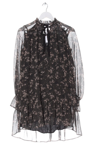 Zara chiffonkleider schwarz - zara,