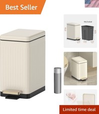 Mülleimer Edelstahl Pedal 10L