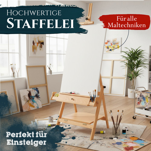 Atelierstaffelei staffelei - atelierstaffelei,
