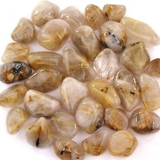Rutilquarz Trommelsteine