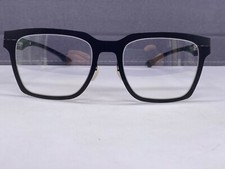 ic Berlin Brille Herren Schwarz groß Eckig L Mr. Yang NP:499€