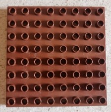 LEGO DUPLO - BRAUNE BASIS 8 X