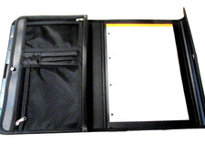 Exafolio Fächertasche, Dokumententasche, Schreibmappe 6  Fächer, Schwarz wie NEU