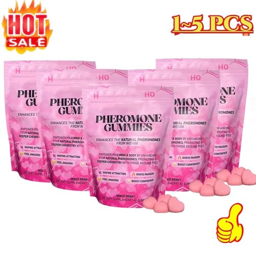 5pack pheromone gummies - 1-5pack,