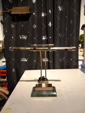 Messing Marmor Tisch Wand Leuchte 1980 Vintage