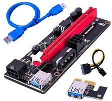 4x PCI-E 16X to 1X Powered