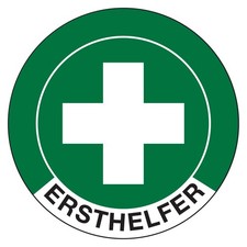Helmaufkleber Hinweisschild