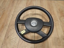 Lenkrad VW Polo 9N 9N3 Leder 4-Speichen 6Q0419091G Airbag 1T0880201A Original